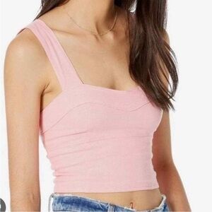 Abercrombie & Fitch Women's Cropped Corset Tank Top